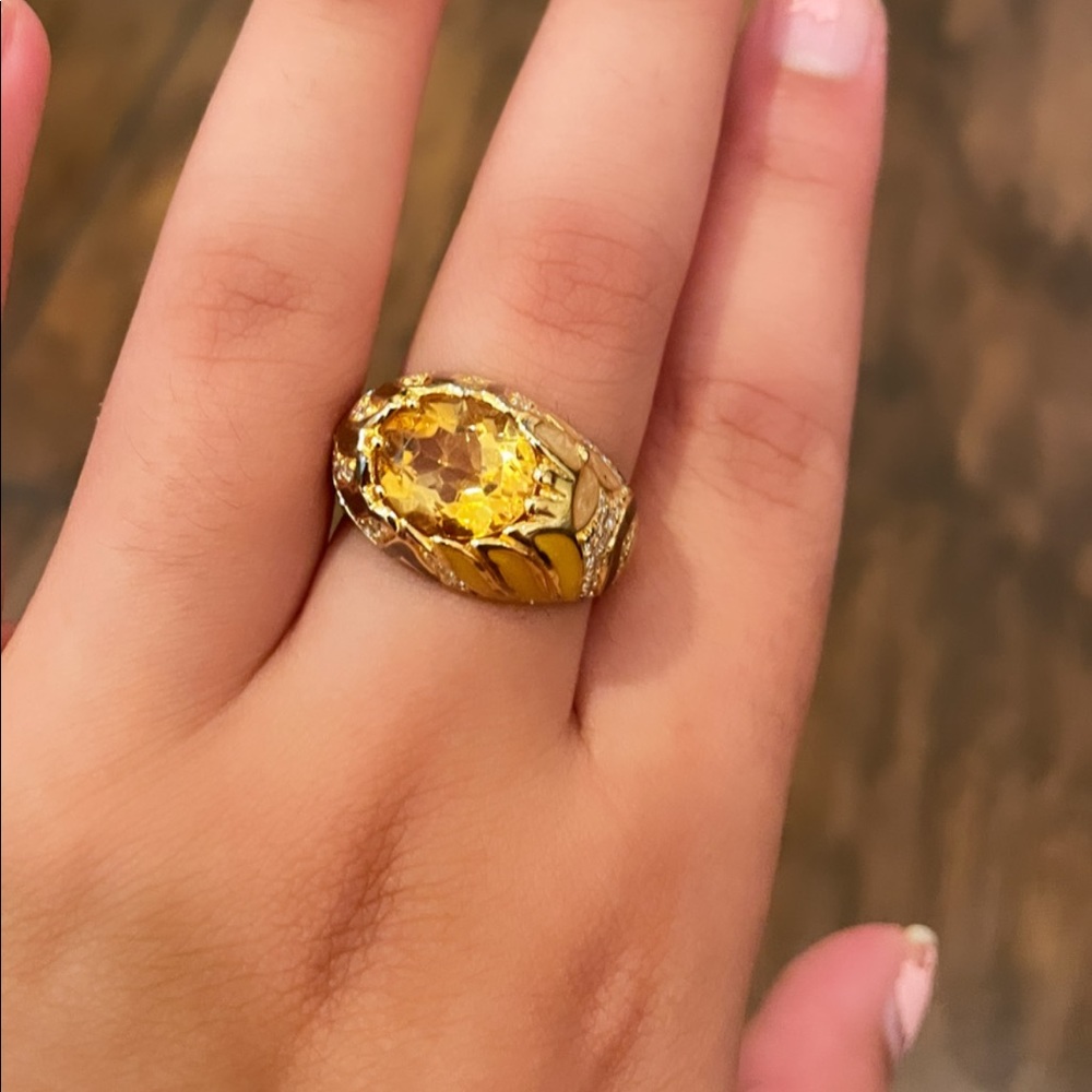 Sterling Silver Gemstone Ring